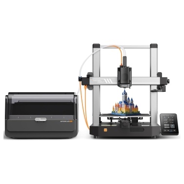 Anycubic Kobra 3 Combo 3D Printer 4 Многоцветная печатная машина с герметичным контейнером для хранения нитей ACE Pro Keep Dry Max 600 мм/с Скорость печати 250 мм x 250 мм x 260 мм Размер печати