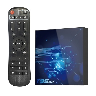 T95W2 Android 11.0 Smart TV Box Amlogic S905W2 Четырехъядерный процессор Cortex-A53 UHD 4K Медиаплеер 2,4G/5G Двухдиапазонный Wi-Fi AV1 VP9 Декодирование H.265 с пультом дистанционного управления