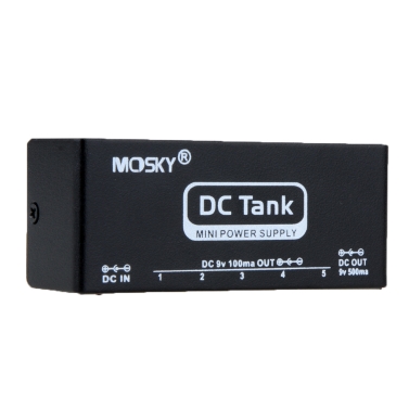 DC-Tank Мини Питание длртативныйя 9V Гитара Эффект Шесть Изолированные Выходы Компактный Портативный